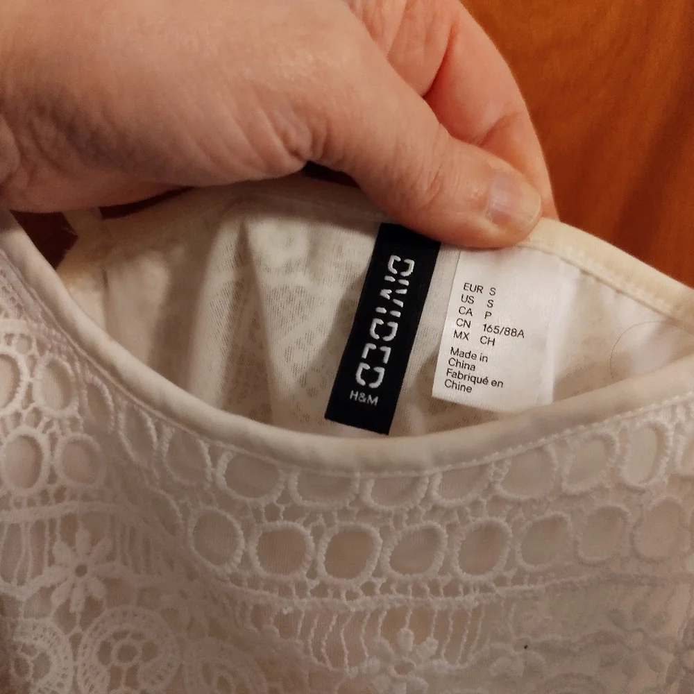 White lace sundress. DIVIDED by H & M. - Picture 5 of 5